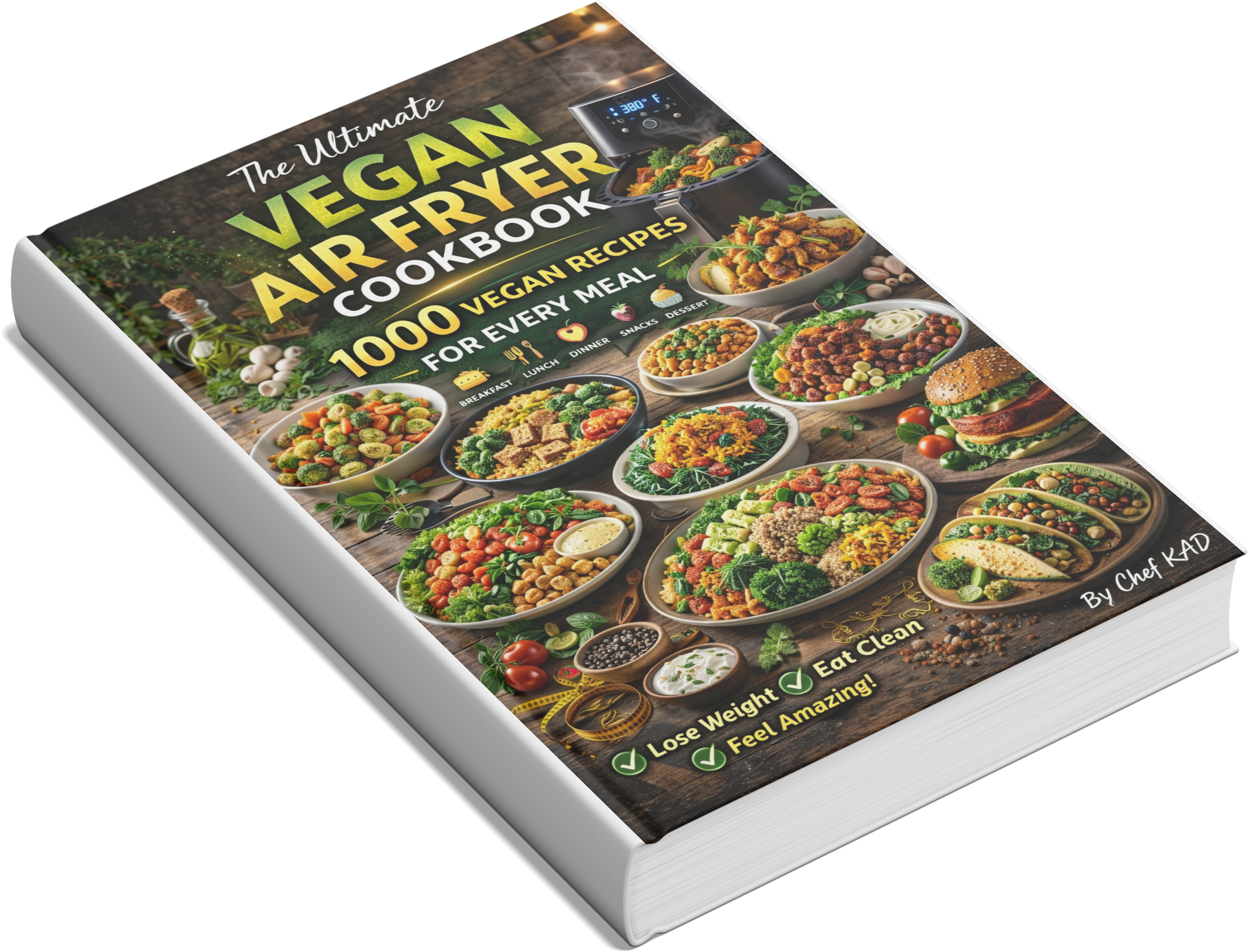 Vegan Airfryer COOKBOOK 1000 Vegan Recipes For every Meal
